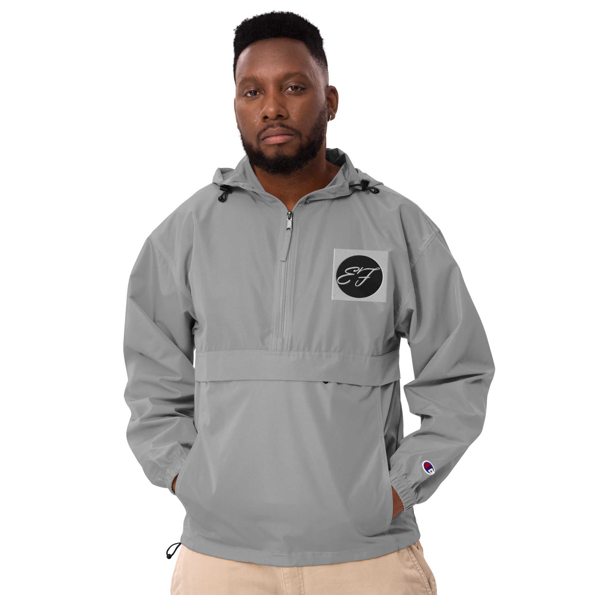 Embroidered Champion Packable Jacket Enfom Clothing