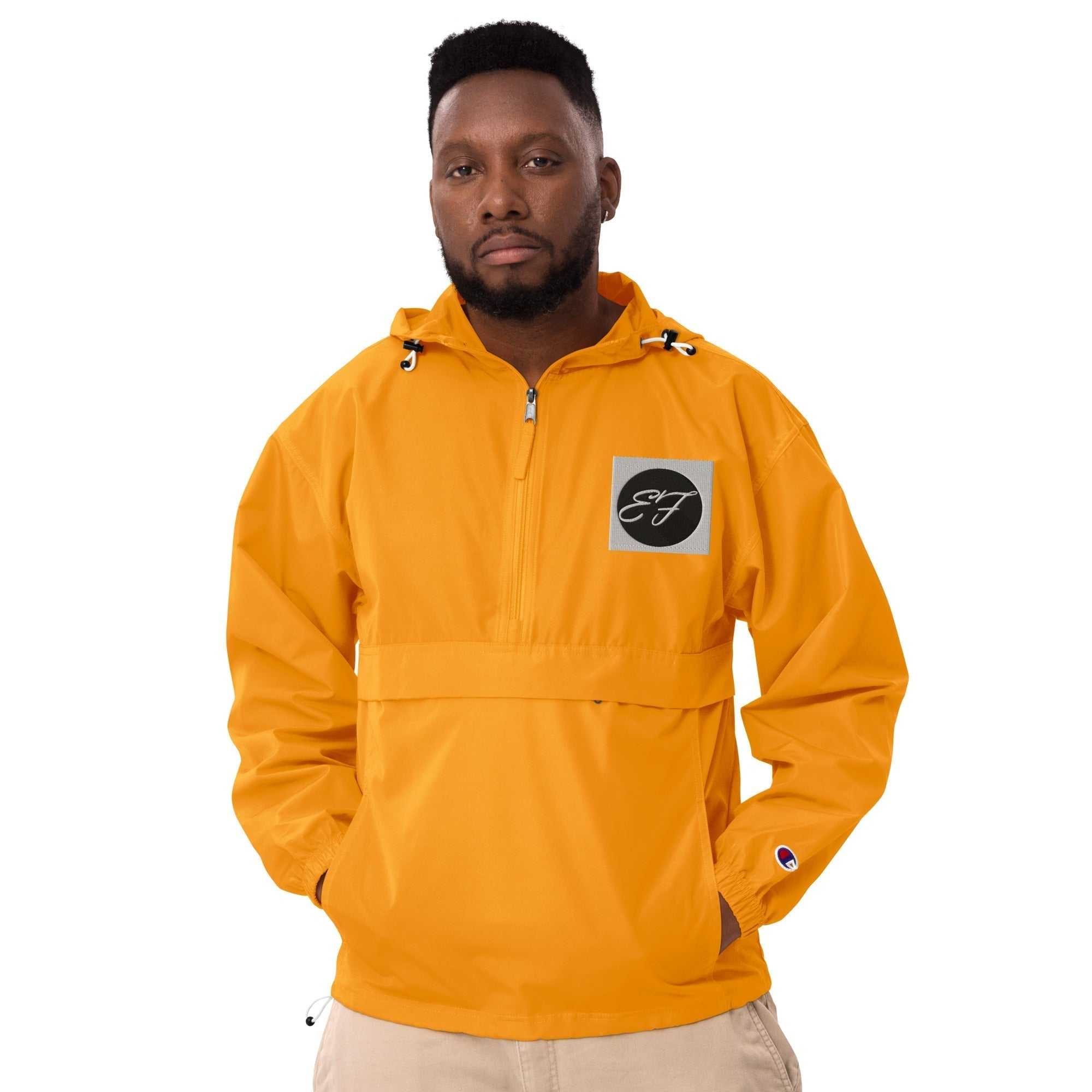 Embroidered Champion Packable Jacket Enfom Clothing