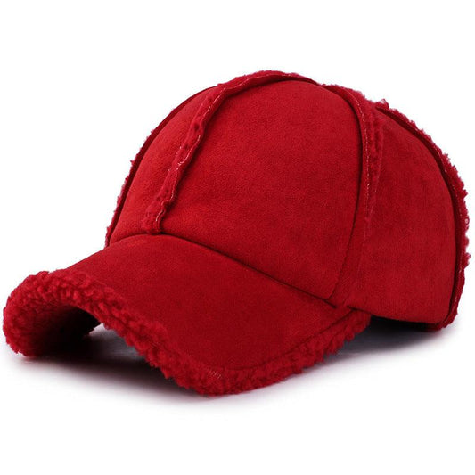 baseball cap material fashion hats women peaked cap solid color broke