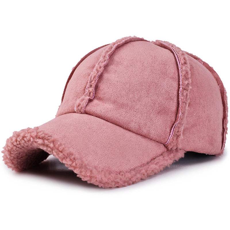 baseball cap material fashion hats women peaked cap solid color broke