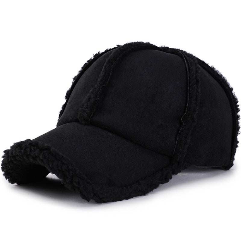 baseball cap material fashion hats women peaked cap solid color broke