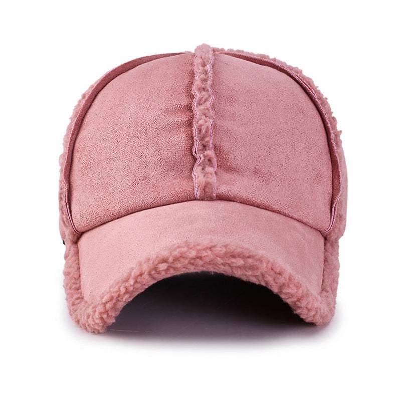 baseball cap material fashion hats women peaked cap solid color broke