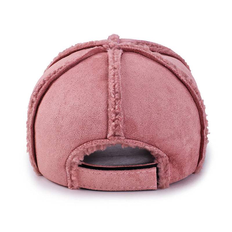 baseball cap material fashion hats women peaked cap solid color broke