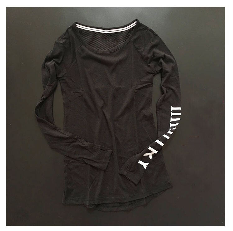 Fitness Breathable Sportswear Women T Shirt Sport Suit Yoga Top Quick-Dry Running Shirt Gym Clothes Sport Shirt Jacket P189 Enfom Clothing