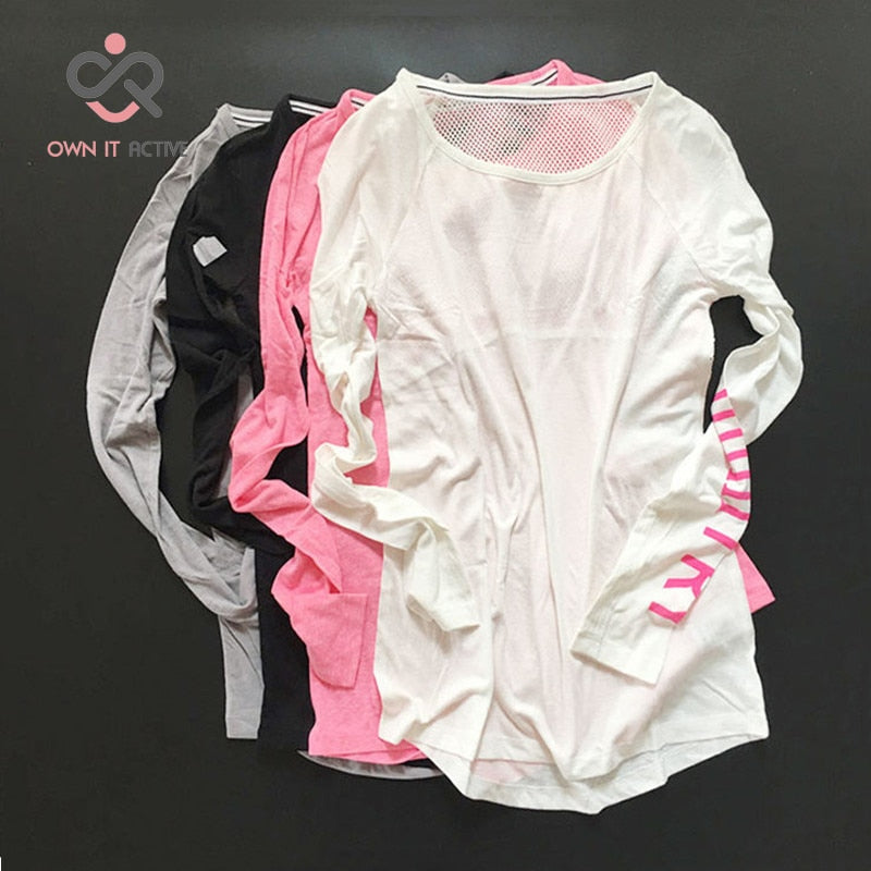 Fitness Breathable Sportswear Women T Shirt Sport Suit Yoga Top Quick-Dry Running Shirt Gym Clothes Sport Shirt Jacket P189 Enfom Clothing