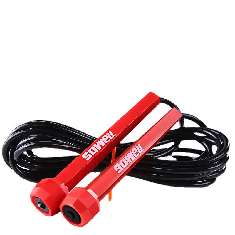 Fitness Crossfit Skipping Rope Cord Speed Jumping Exercise Equipment Adjustable Boxing Skipping Sport Jump Rope Red Balck Enfom Clothing