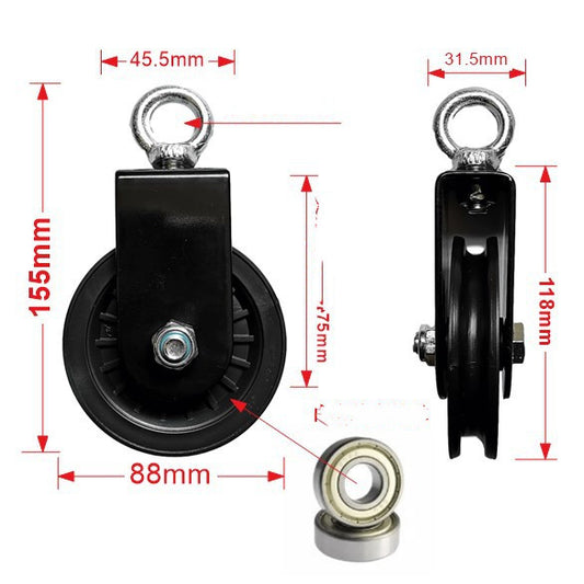 Fitness Equipment Bracket Pulley Mute Hanging Wheel Enfom Clothing