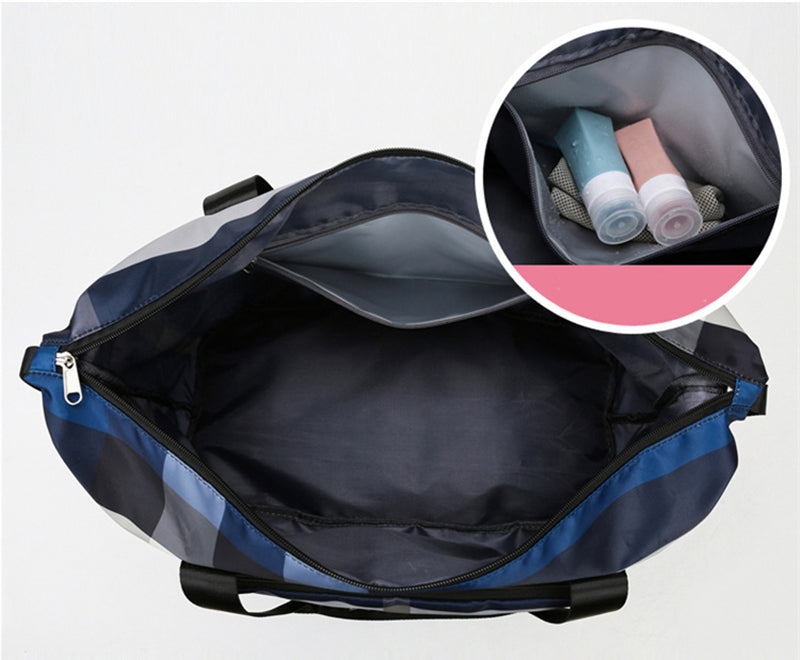 Foldable Travel Duffel Bag Fitness Gym Waterproof Dry And Wet Separation Bag Sports Enfom Clothing