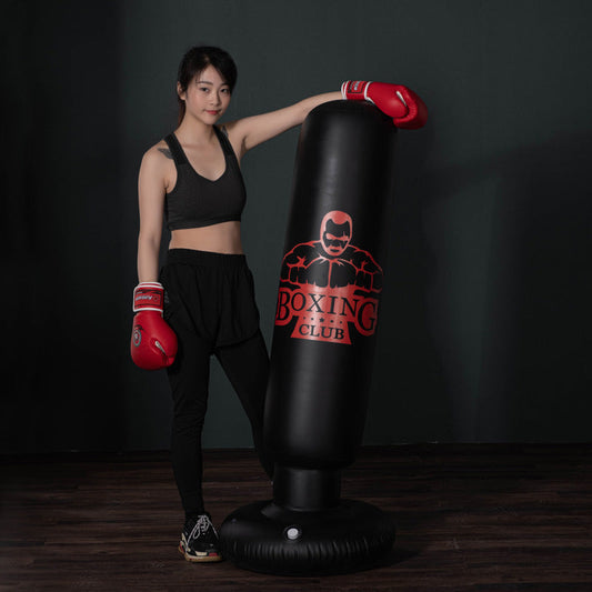 Free Standing Inflatable Boxing Punch Bag Boxing Kick Training Home Gym Fitness Tools For Adults Kids Enfom Clothing