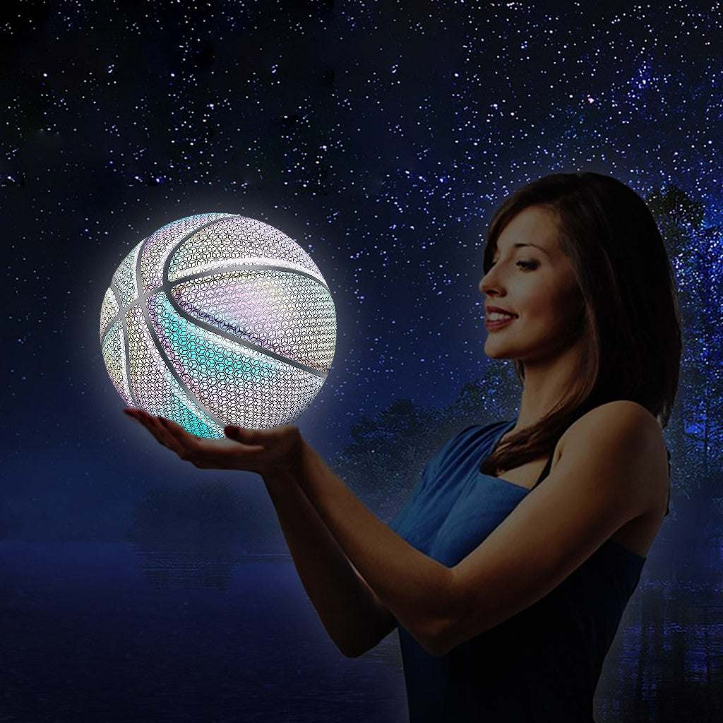 Glowing Luminous Fluorescent Basketball Night Game Basketball Enfom Clothing