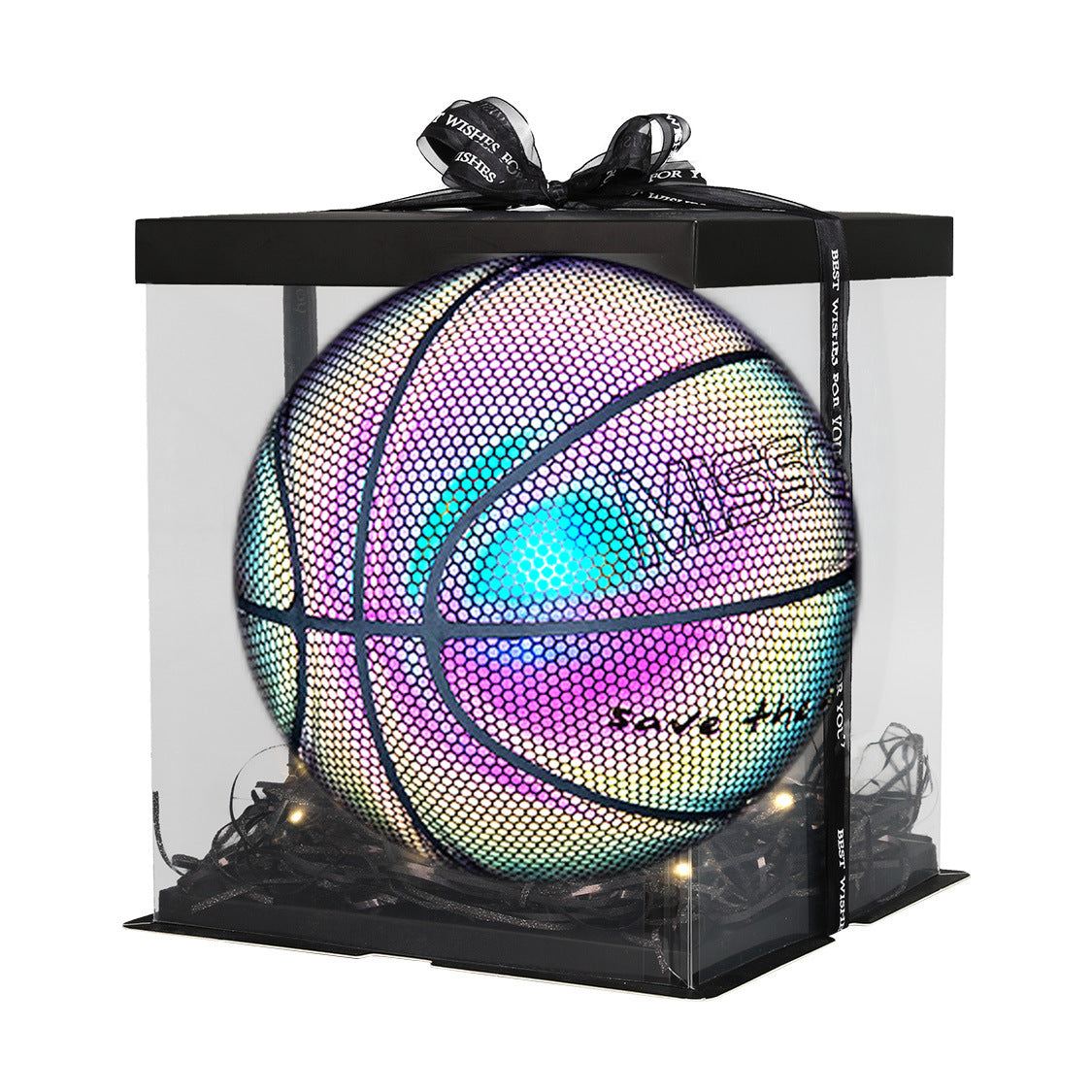 Glowing Luminous Fluorescent Basketball Night Game Basketball Enfom Clothing