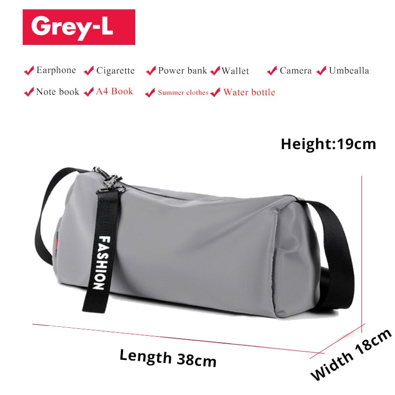 Gym Bags Men Crossbody Fitness Hiking Swimming Storage Bag Travel Duffle Sport Bag Exercise Training Shoulder Sport Backpack Enfom Clothing