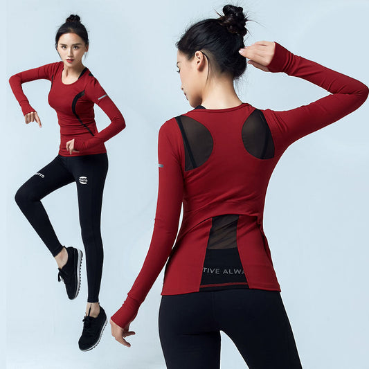 Gym Long Sleeve Gym Exercise Enfom Clothing