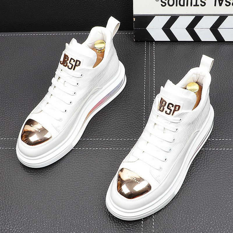 High-Top Shoes Fashion All-Match Trendy Men's Casual Short Boots Enfom Clothing