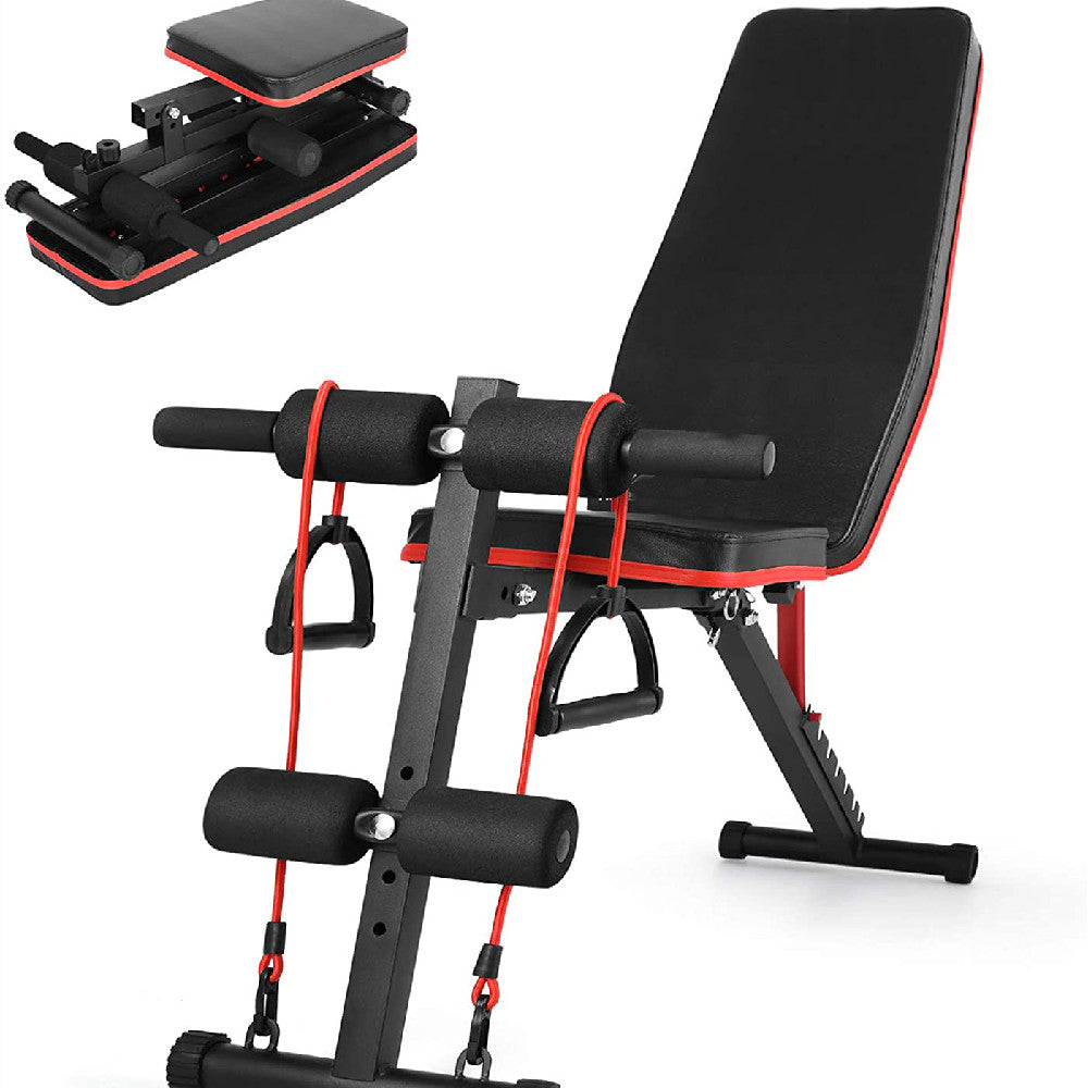 Home Dumbbell Bench Crunches Fitness Equipment Enfom Clothing