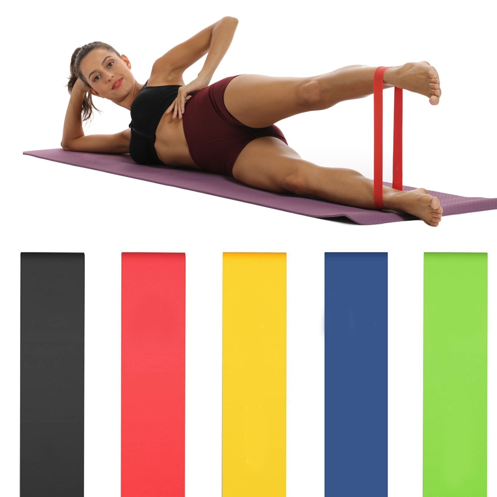 Hot Sale Fitness Yoga Resistance Bands Health Elastic Sport Latex Belt Pull Strap Pilates Sport Training Strap Fitness Equipmen Enfom Clothing