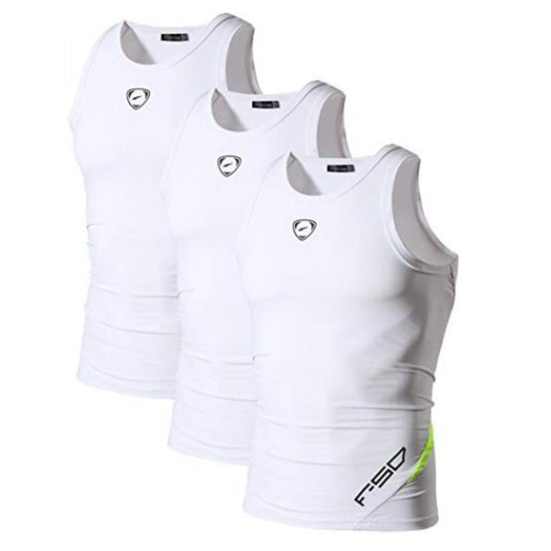 Jeansian 3 Pack Sport Tank Tops Tanktops Sleeveless Shirts Running Grym Workout Fitness LSL3306 PackA Enfom Clothing