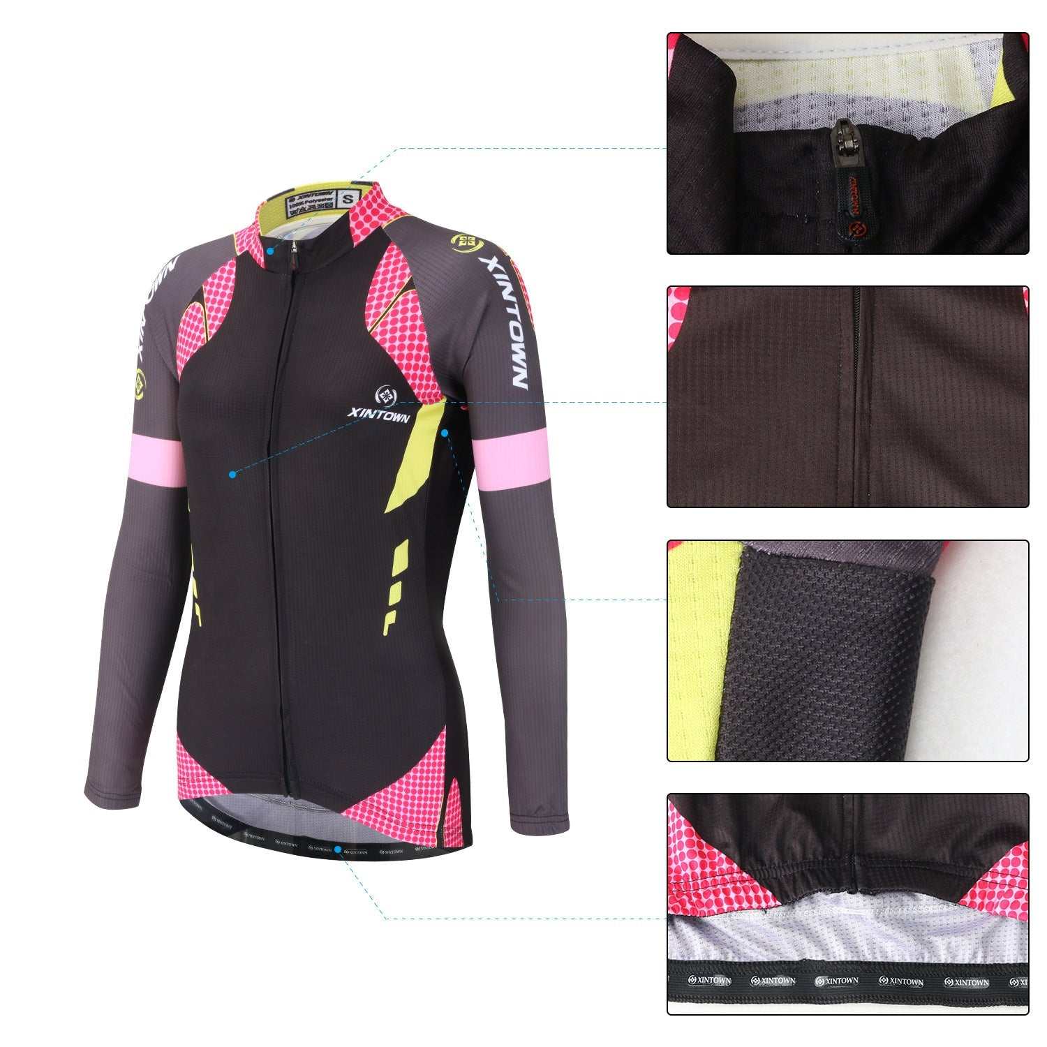 Long sleeve cycling jersey Enfom Clothing