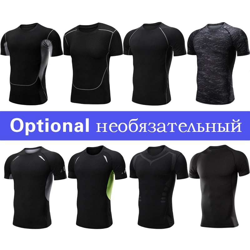 Men Clothing Sportswear Gym Fitness Compression Suits Running Set Sport Outdoor Jogging Quick Dry Tight Enfom Clothing