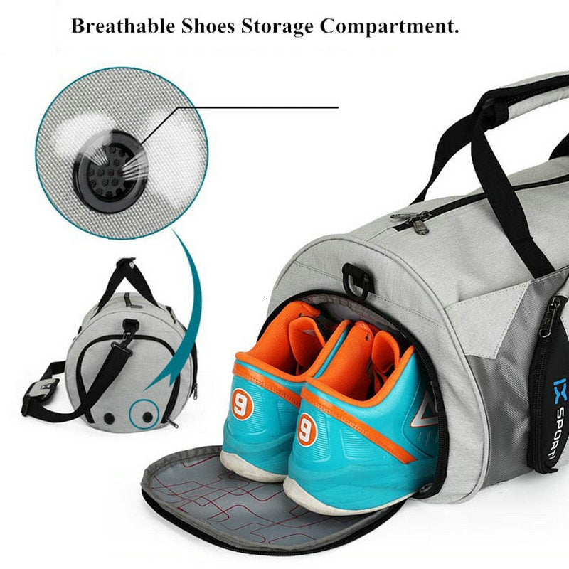 Men Gym Bags For Fitness Training Outdoor Travel Sport Bag Multifunction Dry Wet Separation Bags Sac De Sport Enfom Clothing