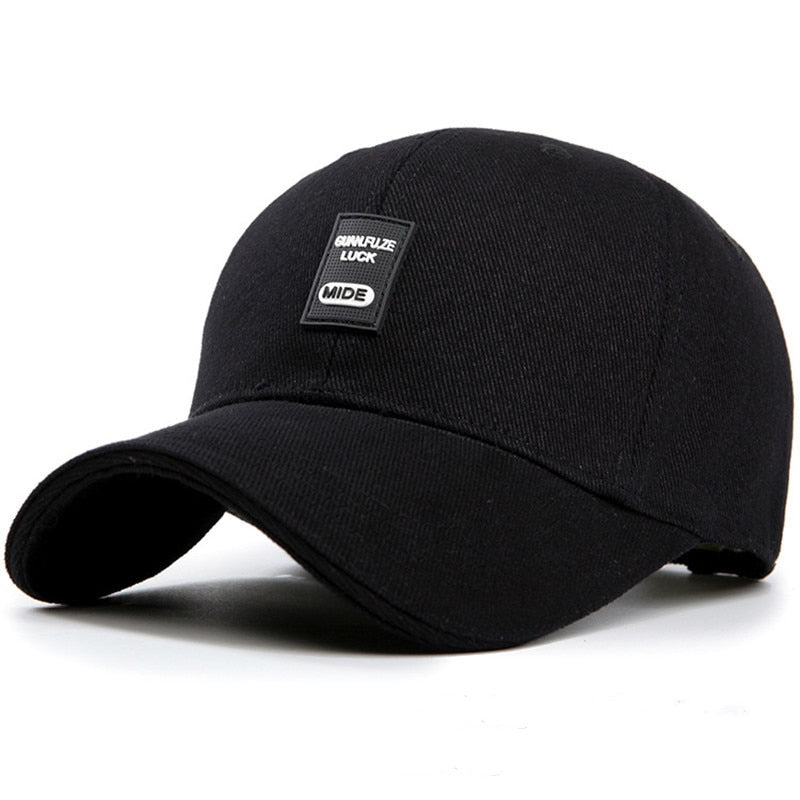 Men cotton embroidery Adjustable Baseball Cap Outdoor sport solid sun Hats For men Dad Snapback cap Enfom Clothing