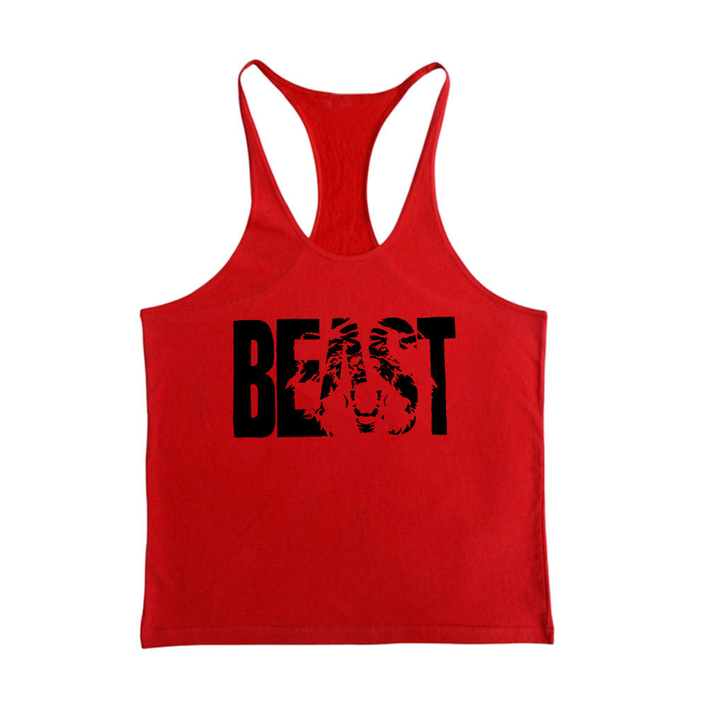 Men's Fitness Sports Printed Tank Top Enfom Clothing