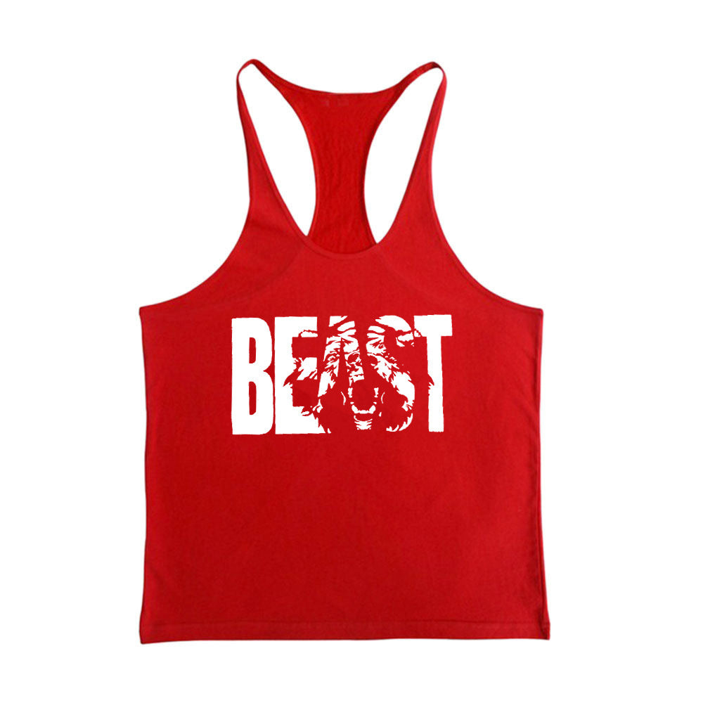 Men's Fitness Sports Printed Tank Top Enfom Clothing