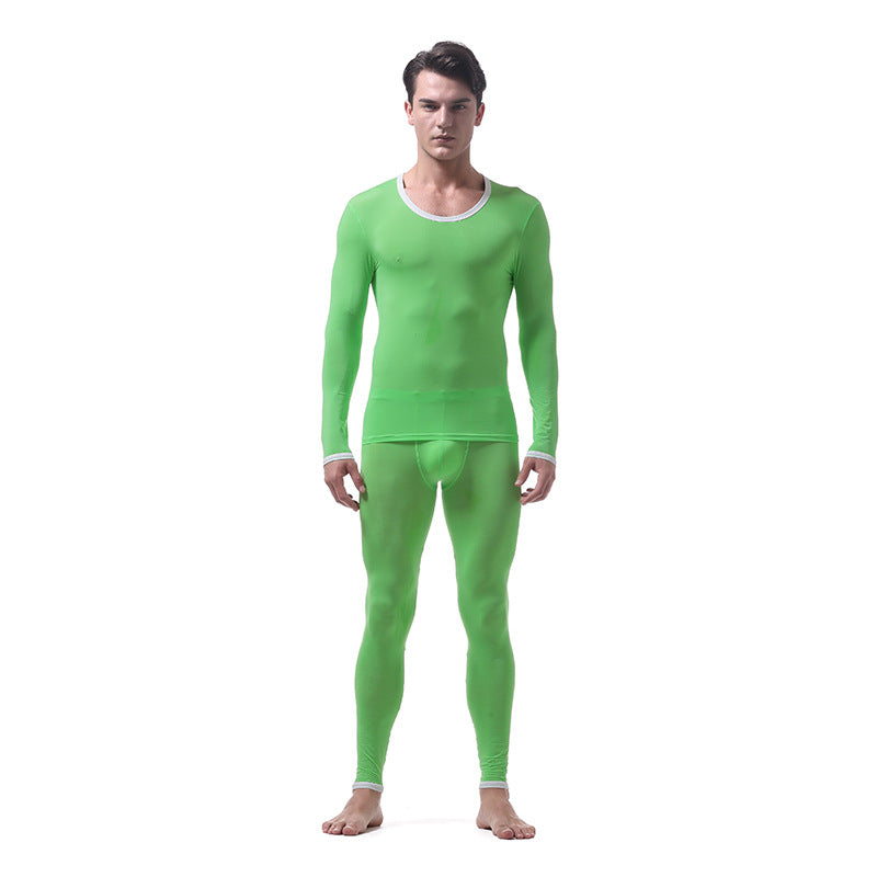 Men's Ice Silk Thermal Underwear Suit Enfom Clothing