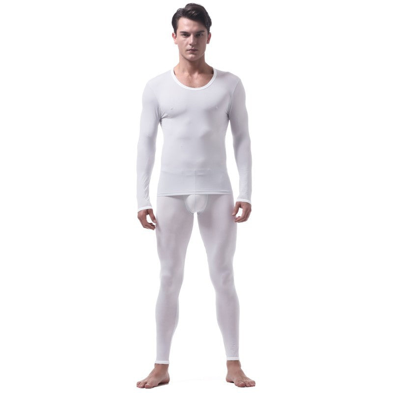 Men's Ice Silk Thermal Underwear Suit Enfom Clothing