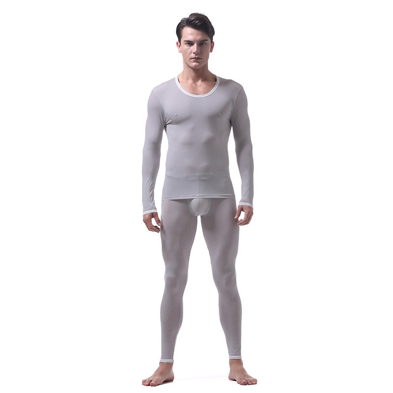 Men's Ice Silk Thermal Underwear Suit Enfom Clothing