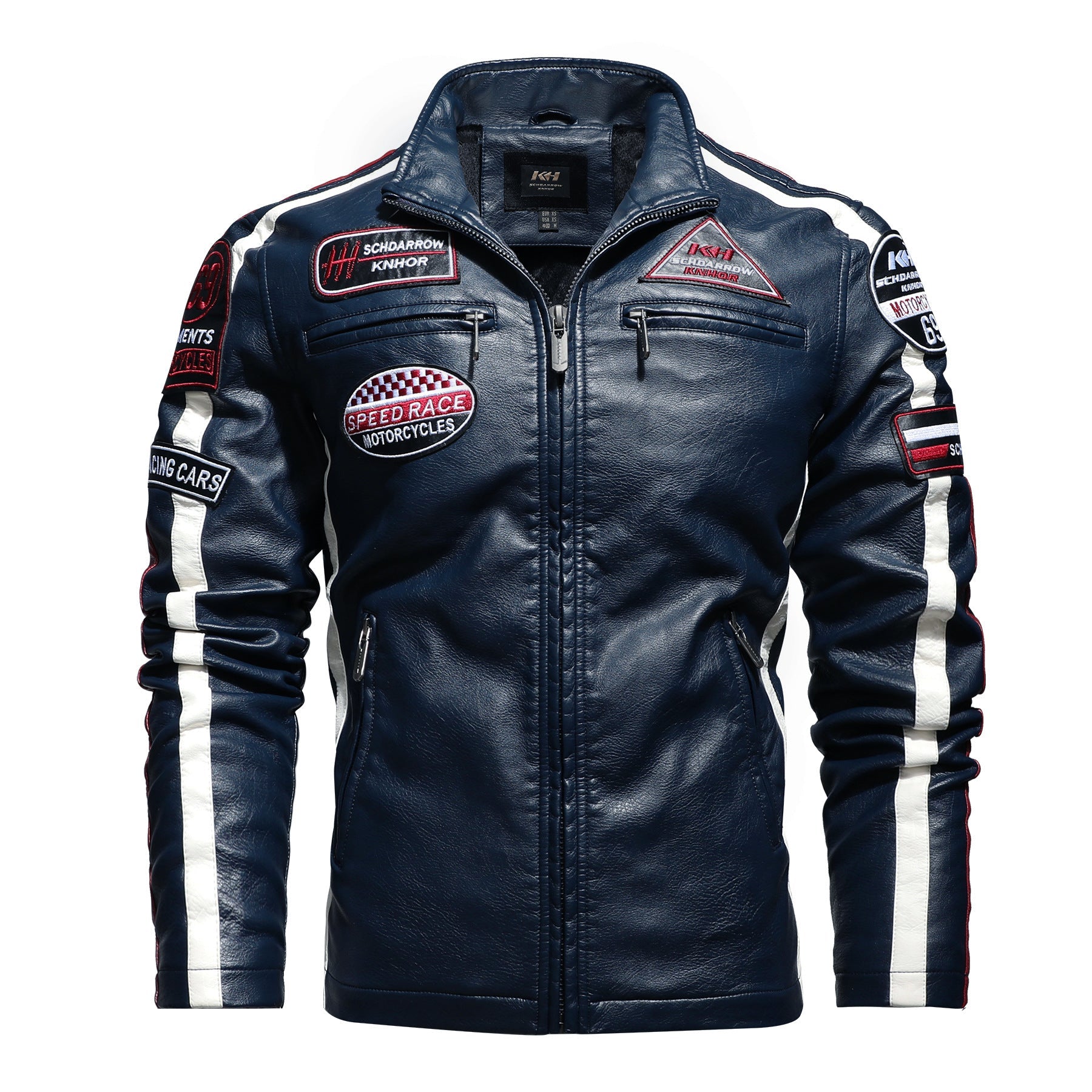 Men's Motorcycle Leather Street Motorcycle Racing Suit Enfom Clothing