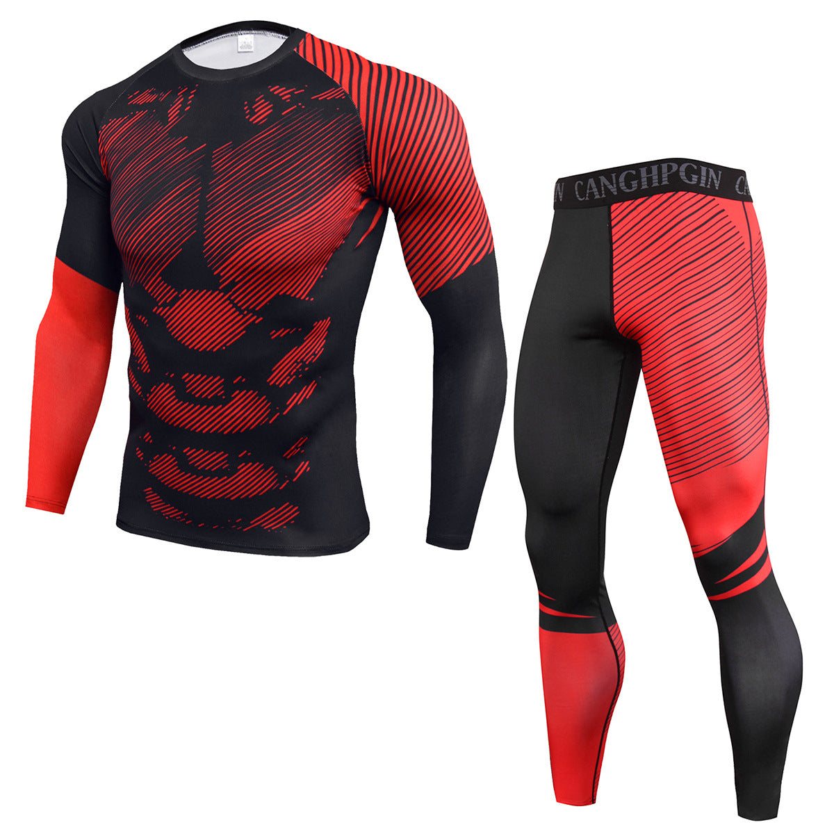 Men's PRO Tight Fitness Sports Training Suit Stretch Enfom Clothing