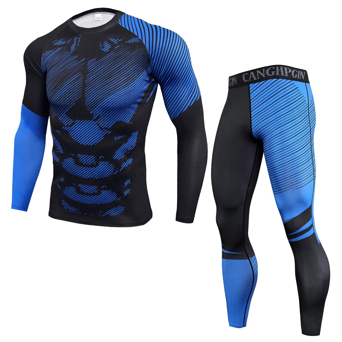 Men's PRO Tight Fitness Sports Training Suit Stretch Enfom Clothing