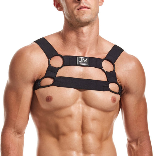 Men's Shoulder Strap Fitness Polyester Sports Muscle Enfom Clothing