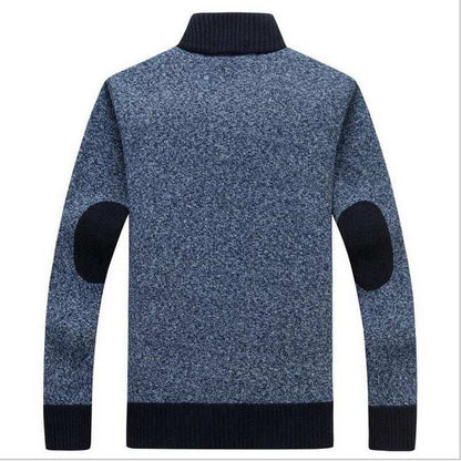 Men's Sweater Cardigan Jacket Stand Collar Loose Men's Cardigan Enfom Clothing