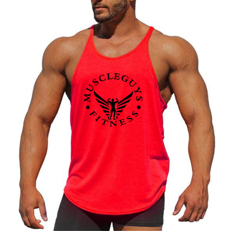 Men's Vest Bodybuilding Fitness Base Sports Racer Back Enfom Clothing