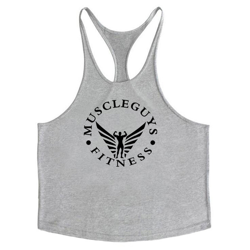 Men's Vest Bodybuilding Fitness Base Sports Racer Back Enfom Clothing