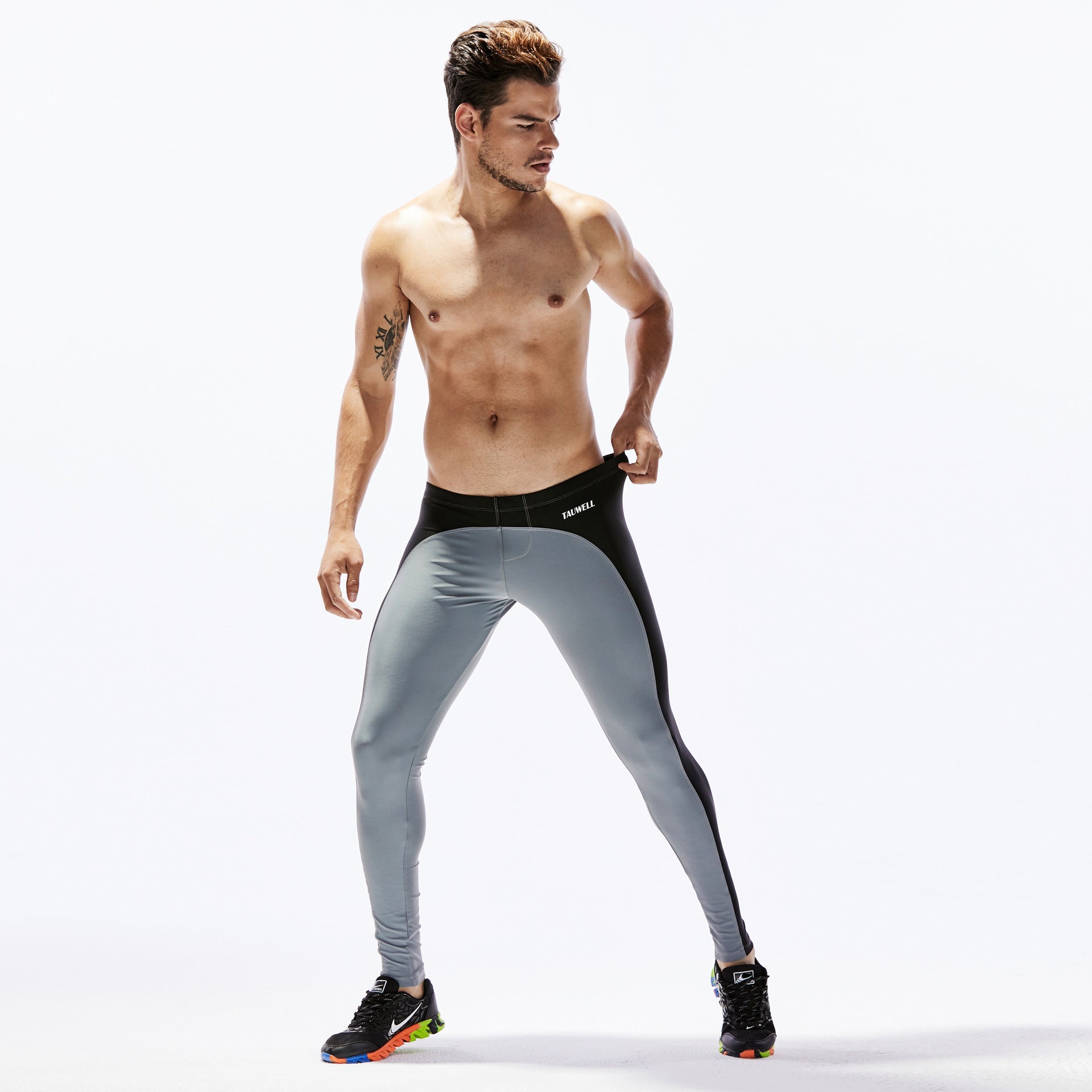 Men's color block sports yoga pants Enfom Clothing