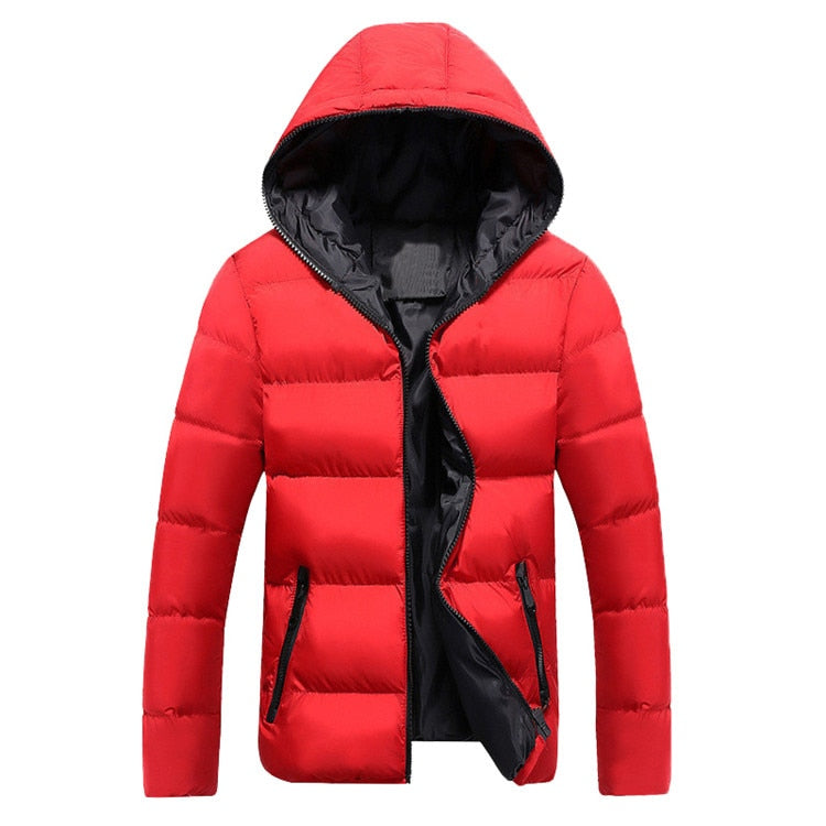 Mountainskin 5XL Men Winter Casual New Hooded Thick Padded Jacket Zipper Slim Men And Women Coats Men Parka Outwear Warm EDA020 Enfom Clothing