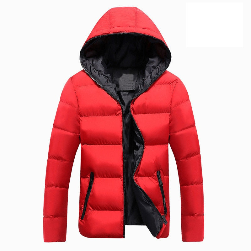 Mountainskin 5XL Men Winter Casual New Hooded Thick Padded Jacket Zipper Slim Men And Women Coats Men Parka Outwear Warm EDA020 Enfom Clothing