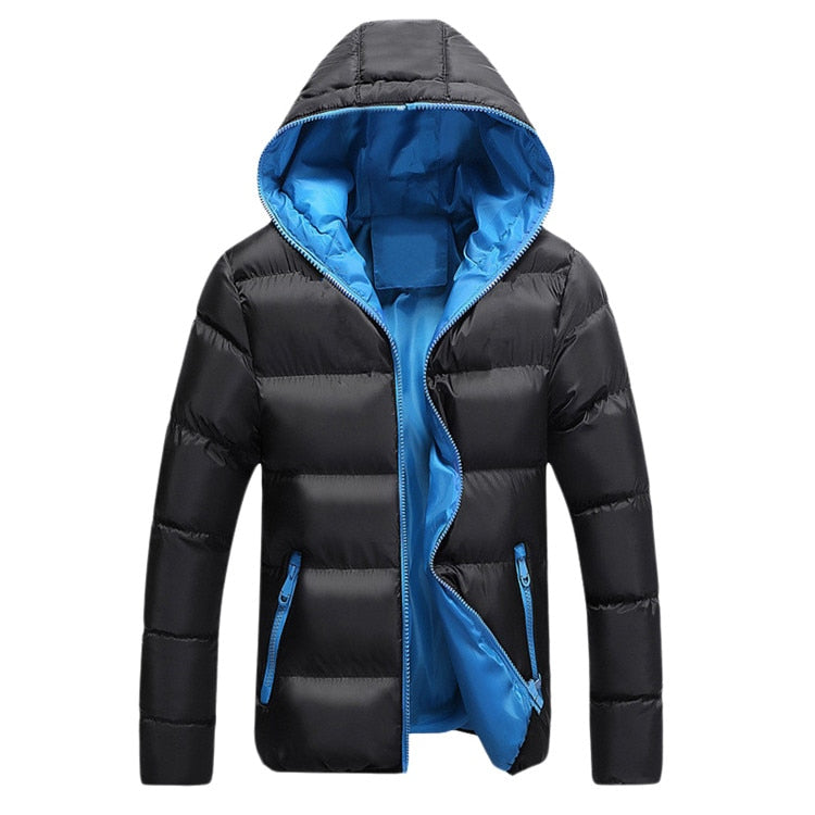 Mountainskin 5XL Men Winter Casual New Hooded Thick Padded Jacket Zipper Slim Men And Women Coats Men Parka Outwear Warm EDA020 Enfom Clothing