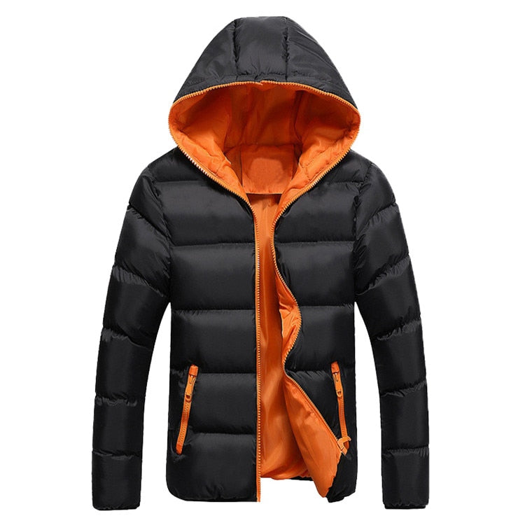 Mountainskin 5XL Men Winter Casual New Hooded Thick Padded Jacket Zipper Slim Men And Women Coats Men Parka Outwear Warm EDA020 Enfom Clothing