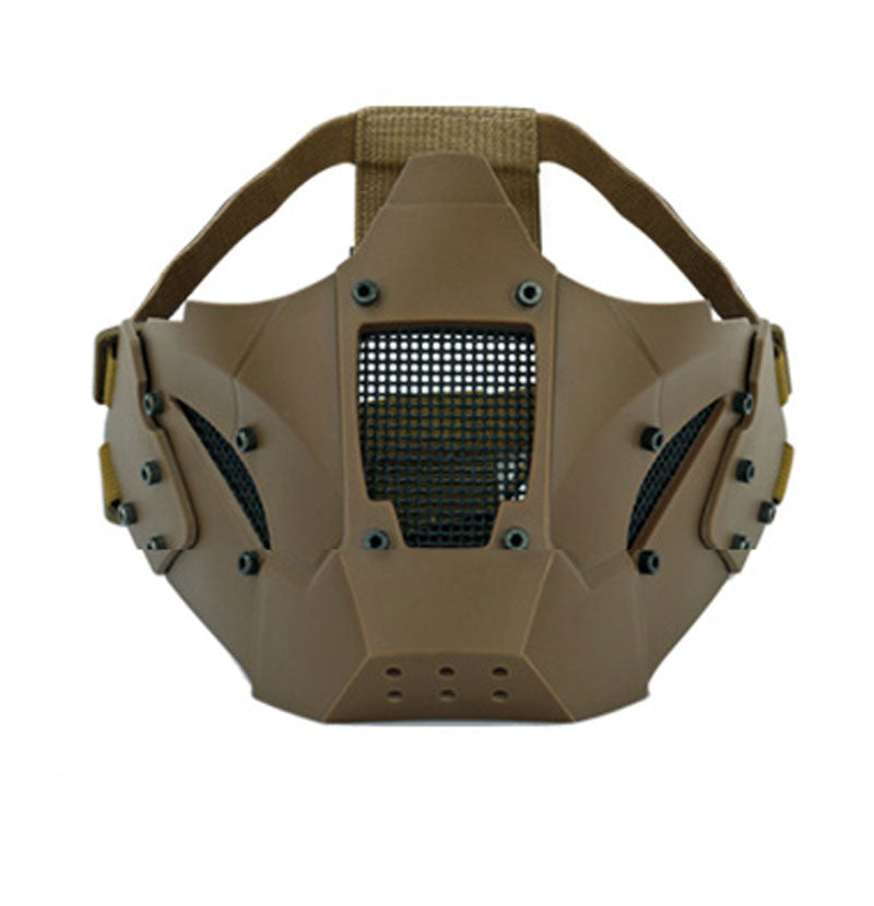 Multi Function Iron Mesh Tactical Mask with Fast Helmet and Tactical Goggles Airsoft Hunting Motorcycle Sport Play Enfom Clothing