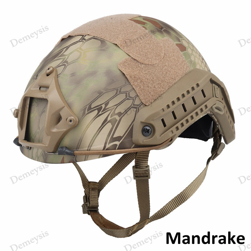 New FAST Helmet Airsoft MH Camouflage Tactical Helmets ABS Sport Outdoor Tactical Helmet Enfom Clothing