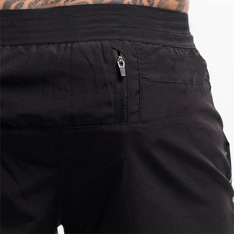 New Men Fitness Bodybuilding Shorts Man Summer Gyms Workout Male Breathable Quick Dry Sportswear Jogger Beach Short Pants Enfom Clothing