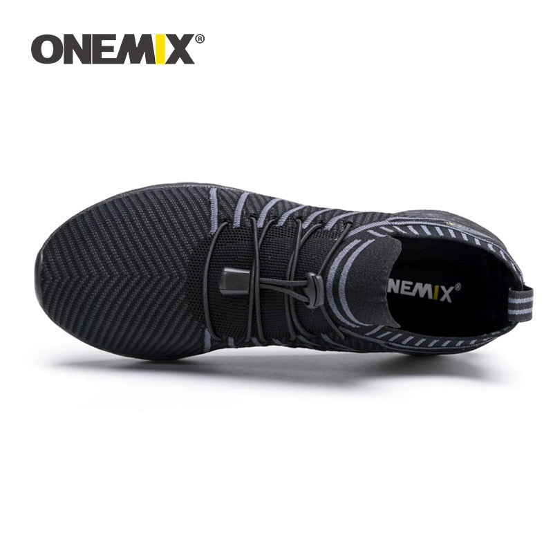 ONEMIX top sale waterproof Casual Sport Shoes Summer Ultralight Elastic Running Sneakers Training Tennis Shoes Enfom Clothing