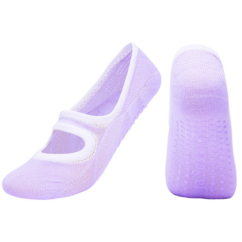 Open-back non-slip gym indoor floor socks Enfom Clothing