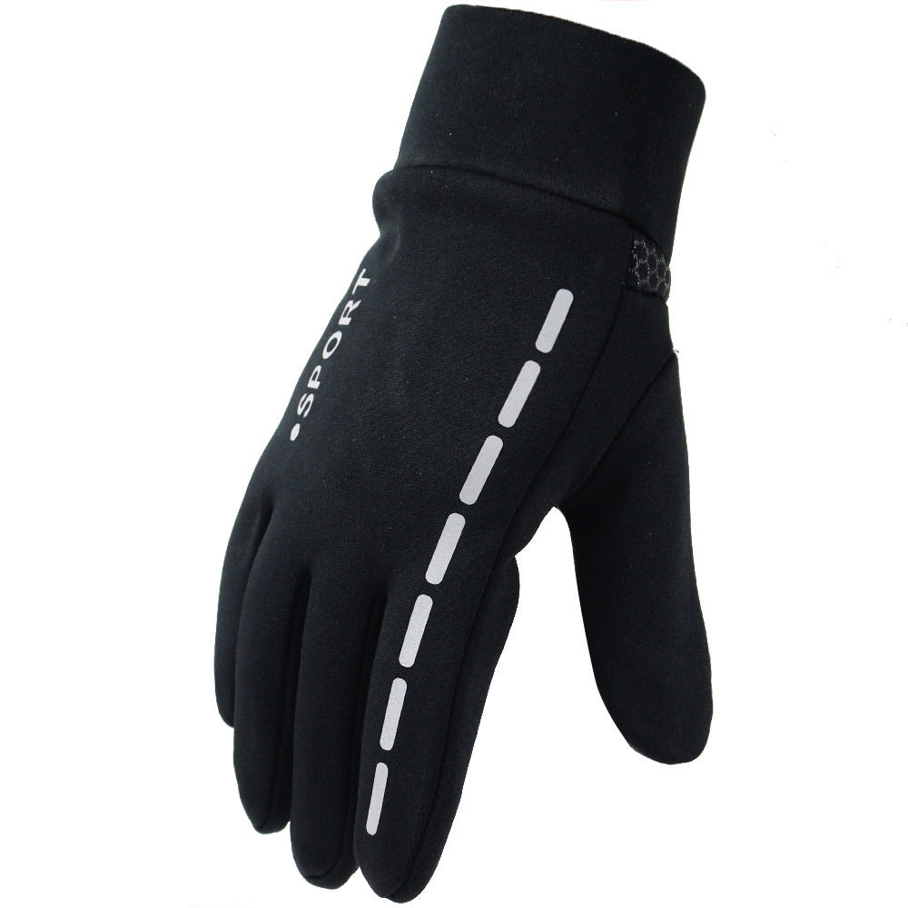 Outdoor Driving Men's Sports Fitness Autumn And Winter Cycling Gloves Enfom Clothing