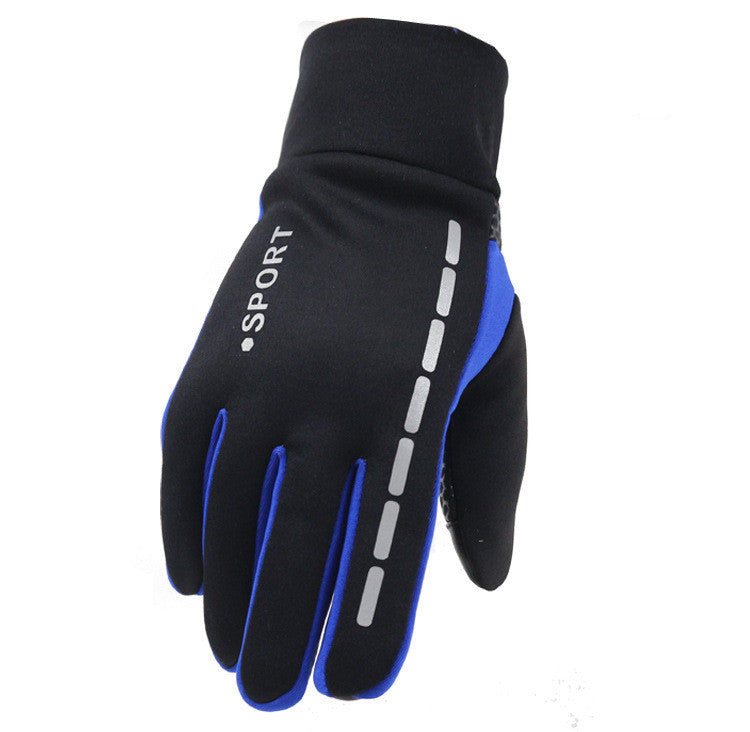 Outdoor Driving Men's Sports Fitness Autumn And Winter Cycling Gloves Enfom Clothing