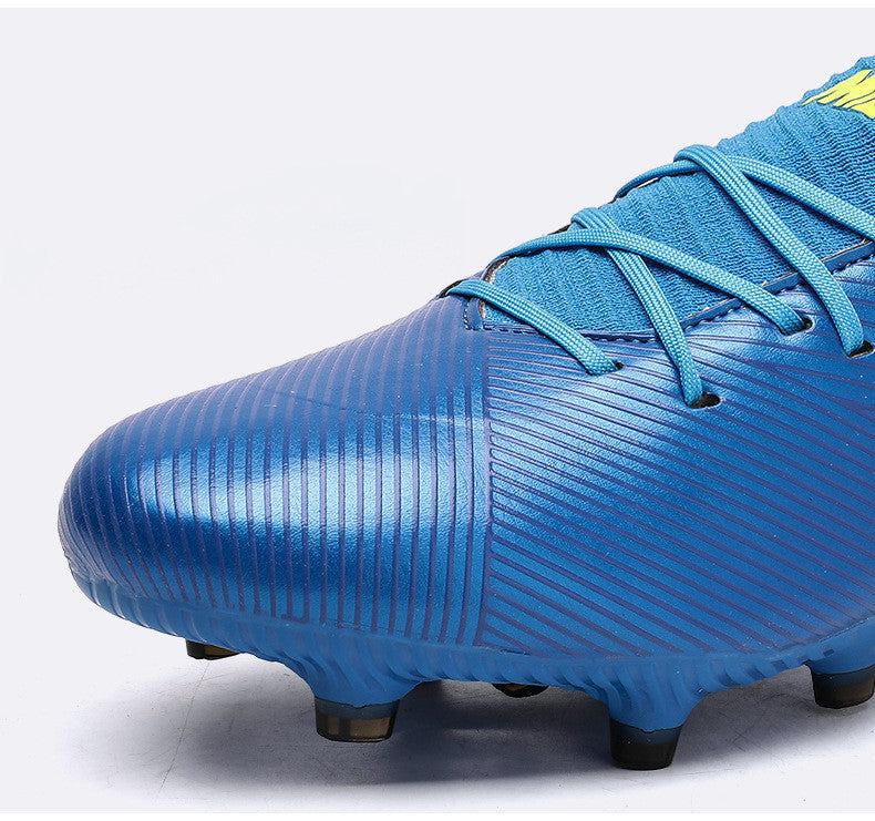 Outdoor High-top Football Boots Turf Soccer Cleats Kids AG Women Soft Football Shoes Enfom Clothing